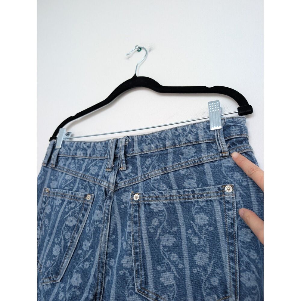 We the Free FP Tennessee Low Rise Boyfriend Jeans Sz 29 Faded Floral Stripe - Picture 6 of 16